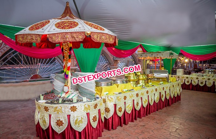 Wedding Food Counters Canopy