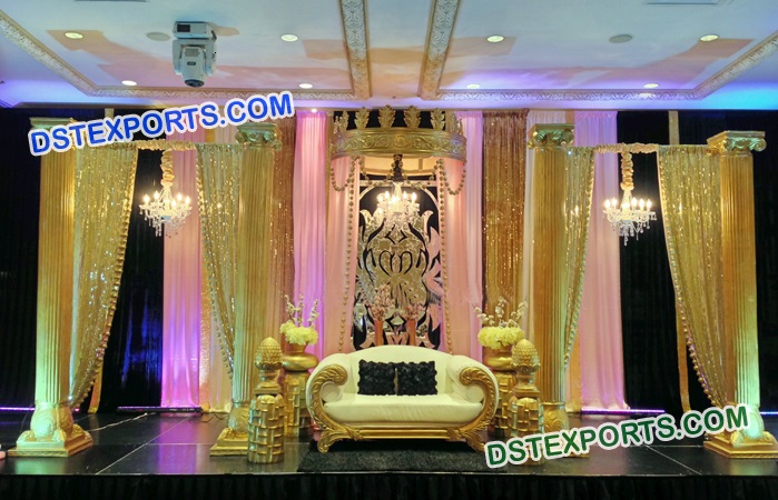 Asian Wedding Stage Decoration Set