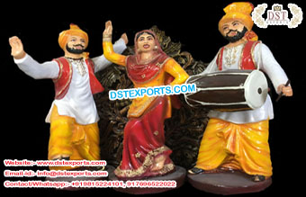 Punjabi Small Statues for Table Decoration