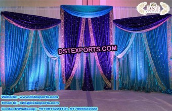 Indian Wedding Heavy Embrodried Backdrop