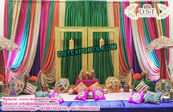 Colorful Sequin Wedding Backdrop Curtains