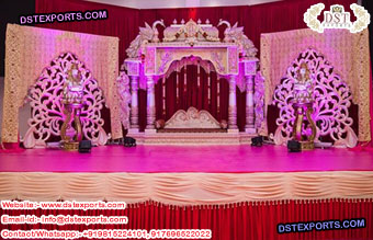 Luxurious  Manavarai Stage for Srilankan Wedding