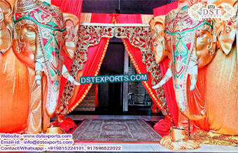 Wedding Entrance Fiber Elephant Panels