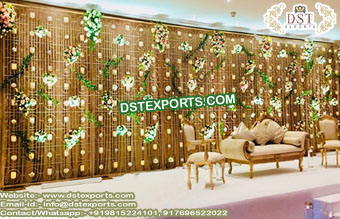 Eminent Candle Walls For Wedding Stage