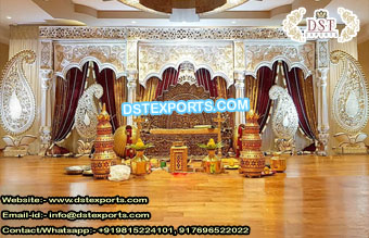 Indian Wedding Bollywood Reception Stage