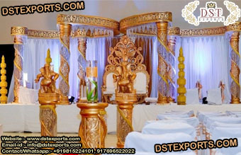 Prominent Butterfly Crystal Mandap for Sale