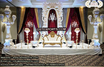Arabian Marriage Event Stage Setup