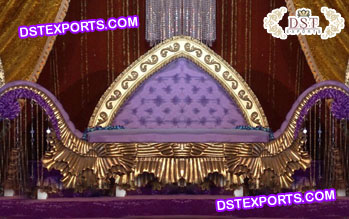 Arabian Wedding Stage Royal Couch