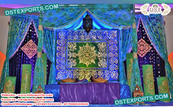 Muslim Wedding Embrodried Curtains/Backdrops