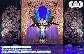 Mehndi Stage Backdrop Curtains & Panel