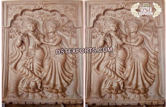 Royal Wedding Radha Krishna Frame/Panel