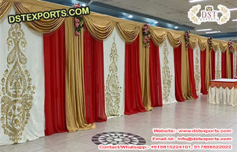 Wedding Heavy Embroidered Backdrops Decoration