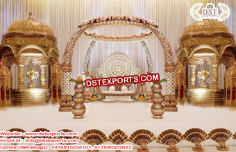 Stunning Srilankan Wedding Mahraja Mandap