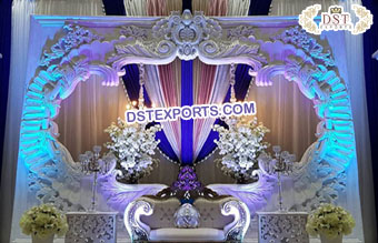Stunning Asian Wedding Stage FRP Frame