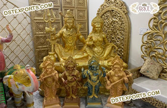 Fiber Shiva Parvati Statue Manufacturer