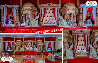 Grand Traditional Wedding Temple Stage