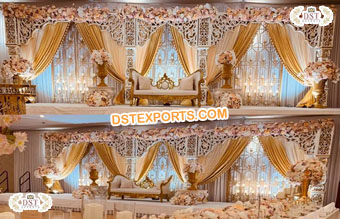 Gorgeous Wedding Stage Decor & Candle Walls