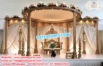 Maharani Wedding Twin Pillars Mandap