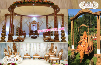 Gujrati Wedding Triveni Ganesha Mandap