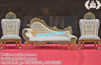 Designer Italian Wedding Sofa with Chairs