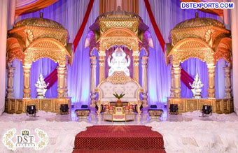 Tamil Wedding Traditional Stage Decoration