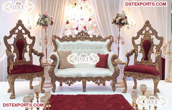 Indian Wedding Event Decor Sofa With Chairs