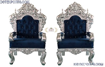Silver Wedding Throne Chairs for Sale