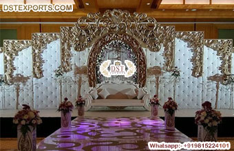 Fashionable Leather Wall Wedding Backdrop