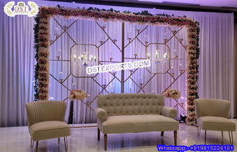 Buy Elegant Candle Backdrop for Wedding Stage