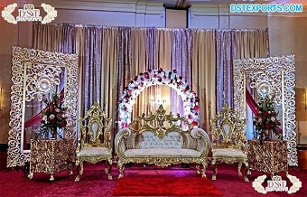 Royal Designer Wedding Stage Sofa Set Decor