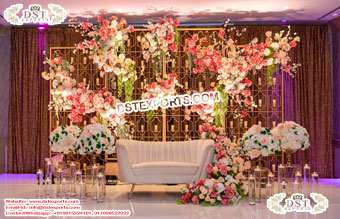 Eminent Wedding Stage Candle Wall Backdrop