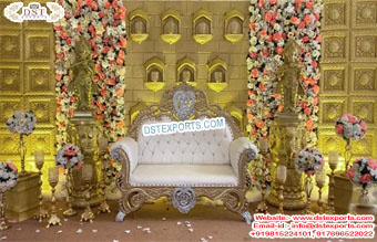 StunningSri Lankan Wedding Theme Stage Set