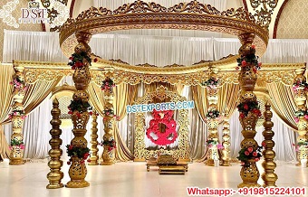 Stunning Crown Mandap for Indian Weddings