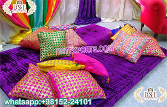 Unique Mehndi Event Decoration Cushions