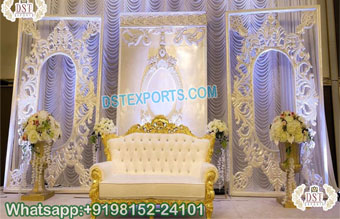 Stylish Backdrop Frames For Reception Stage