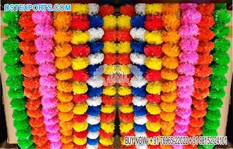 Artificial Colorful Flower Strings For Wedding Dec