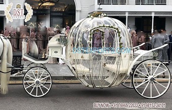 White Pumpkin Cinderella Carriage in London