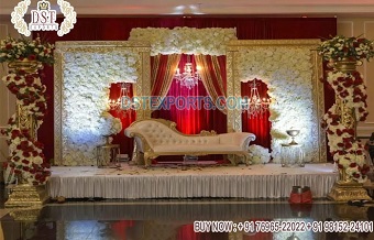 Muslim Wedding Walima Stage Decoration