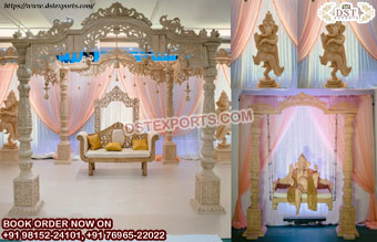 Asian Wedding Mayur Theme Maharaja Mandap
