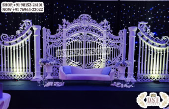 Wonderful Winter Theme Wedding Stage Panels