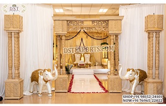 Wedding Mandap Entrance Welcome Gate & Elephants