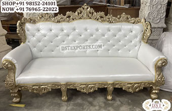 Wholesale 3 Seater White Wedding Sofa