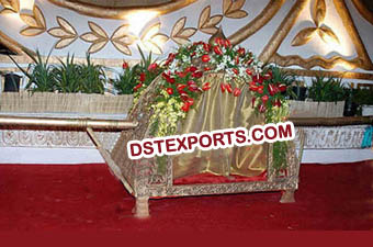 New Designer Flower Decorated Wedding Doli