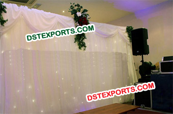 New Wedding Lighted Stage Backdrop