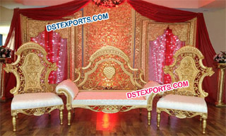 New Designer Asian Wedding Royal Sofa set