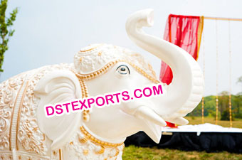 Wedding Welcome Fiber Elephant Statue