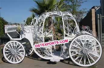 Sweet Wedding Cinderella Horse Carriages