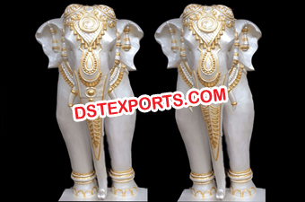 Royal Indian Wedding Elephant Statue