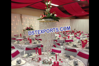 Wedding Table Crystal Jhoomer Stand