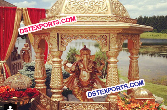 Hindu Wedding Golden Temple Mandap
